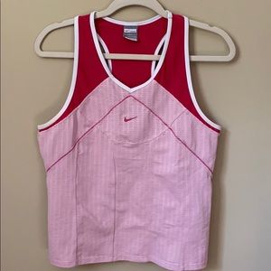 Nike Pink Racer Back Tank Size L (12-14)